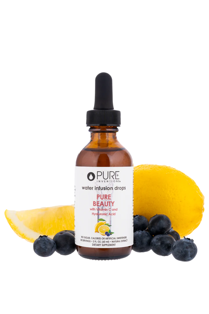 Pure Beauty Lemon + Berry Infusion Drops (Antioxidant + Hyaluronic Acid)